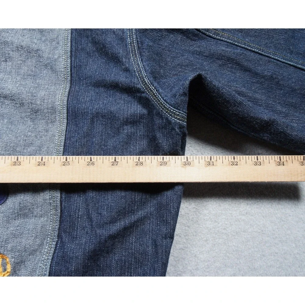 Vintage Fat Albert Jacket Mens 3XL XXXL Blue Denim Jean Fubu Hip Hop Y2K 90s
